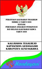 Anggaran Pendapatan dan Belanja Kalurahan 2020